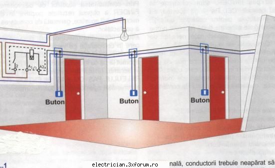 as dori schema de conexiune a unui circuit cap scara - Revin si cu schema pentr releu pas - Scheme electrice